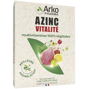 Arkopharma Azinc Naturel Vitalite 30 comprimes