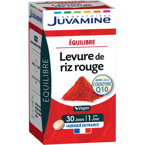 Juvamine Cholesterol Levure de Riz Rouge 30 comprimes