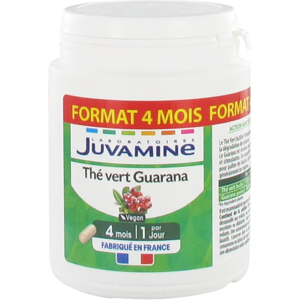 Juvamine Thé Vert Guarana 120 gélules - Publicité