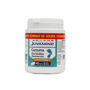 Juvamine Curcuma Chondroïtine Glucosamine 90 comprimes