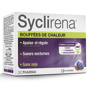 3C Pharma Syclirena Bouffees de Chaleur 60 comprimes