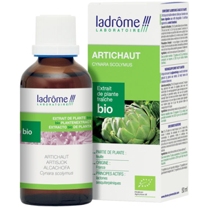 Ladrôme Extraits de Plantes Fraîches Artichaut Bio 50ml - Publicité