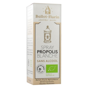Ballot-Flurin Hygiene et Soins Spray Propolis Blanche Sans Alcool Bio 15ml