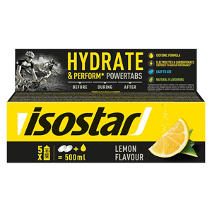 Isostar Hydrate & Perform Powertabs Hydratation Rapide Citron 10 comprimes