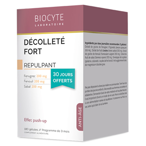 Biocyte Décolleté Fort Pack 180 gélules - Publicité