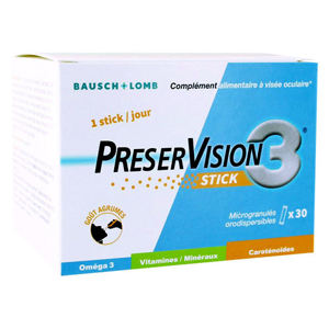 Bausch & Lomb Preservision 3 30 sticks - Publicité