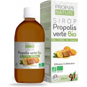 Propos'Nature Propos' Nature Apithérapie Sirop Propolis Verte Bio 200ml - Publicité