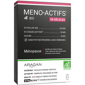 Aragan - Synactifs - Menoactifs® - Menopause - Pollen BIO - 30 gelules