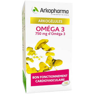 Arkopharma Arkogelules Omega 3 Origine Marine 180 capsules