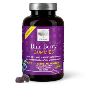 New Nordic Gummies Blue Berry 60 gums - Publicité