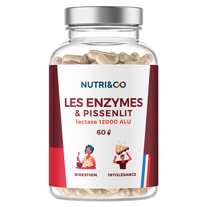 Nutri & Co Nutri&Co; Enzymes Digestives Digestion Difficile et Intolerance 60 gelules
