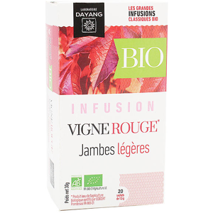 Dayang Infusion Vigne Rouge Bio 20 sachets - Publicité