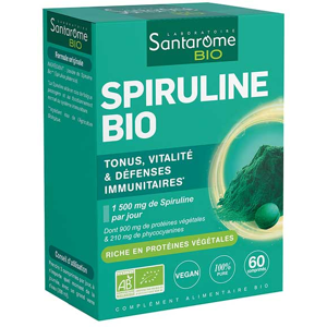 Santarome Bio Spiruline Bio 60 comprimés - Publicité