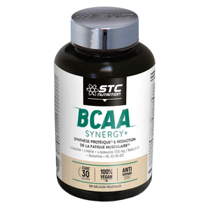 STC Nutrition BCAA Synergy+ 120 gélules - Publicité
