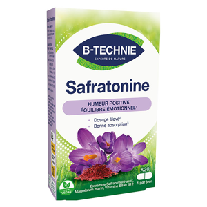 Biotechnie B-Technie Safratonine Safran 30mg 30 capsules