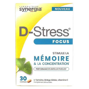 Synergia D-Stress Focus 30 comprimes