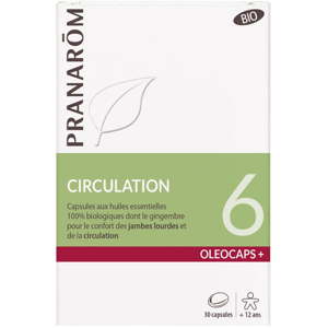 Pranarom Oleocaps 6 Circulation Bio 30 capsules - Publicité