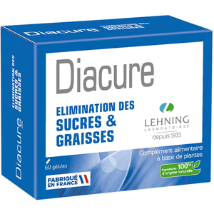 Lehning Diacure 60 gélules - Publicité