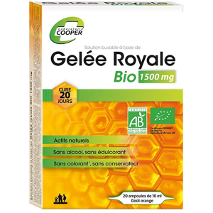 Cooper Gelée Royale Bio 1500mg 20 ampoules - Publicité