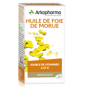 Arkopharma Arkogelules Huile de Foie de Morue 60 capsules