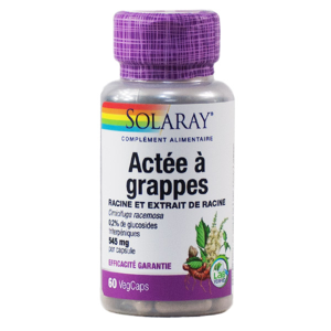 Solaray Actee a Grappes 60 capsules vegetales