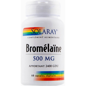 Solaray Bromelaïne 500mg 60 capsules