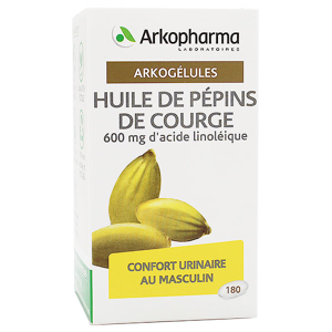 Arkopharma Arkogelules Huile Pepins de Courge 180 gelules