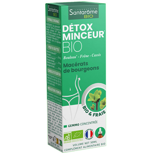 Santarome Bio - Tri Complexe de Bourgeons Détox Minceur Bio - Flacon de 30ml - Publicité