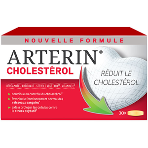 Arterin Cholesterol Avec Actifs d'Origine Naturelle 30 Comprimes