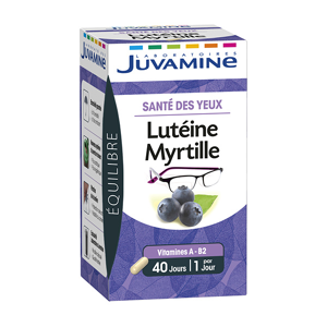 Juvamine Santé des Yeux Lutéine Myrtille 40 gélules - Publicité