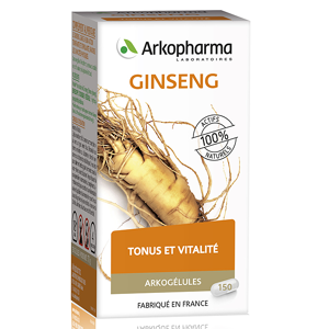 Arkopharma Arkogélules Ginseng 150 gélules - Publicité