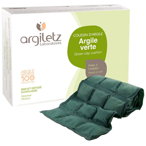 Argiletz Coussin d'Argile Verte 36 alvéoles - Publicité