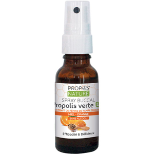 Propos'Nature Propos' Nature Apithérapie Spray Buccal Propolis Verte Pamplemousse Bio 20ml - Publicité