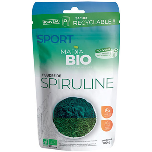 Madia Bio Super Aliments Spiruline Poudre 100g