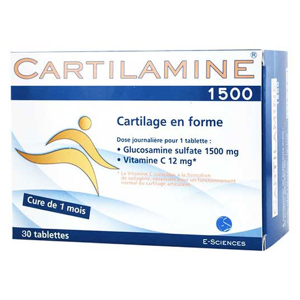 Laboratoire E-Sciences Cartilamine 1500 30 comprimes