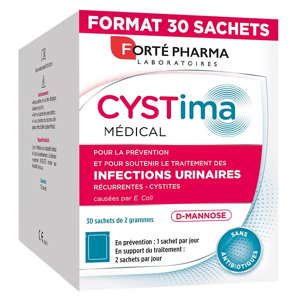 Forte Pharma Cystima Medical Infections Urinaires Cystite D-Mannose 30 sachets