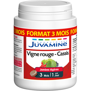 Juvamine Vigne Rouge Cassis 90 comprimés - Publicité