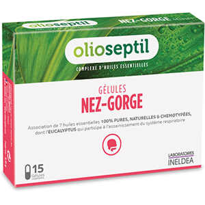 Ineldea Olioseptil Nez-Gorge 15 gelules vegetales