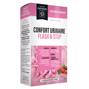 Dayang Confort Urinaire Flash & Stop 15 gélules - Publicité