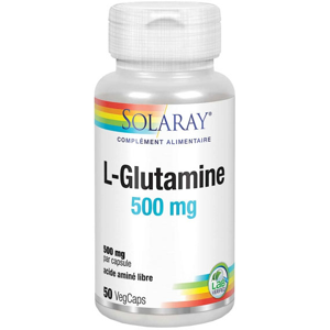 Solaray L- Glutamine 500mg 50 capsules vegetales