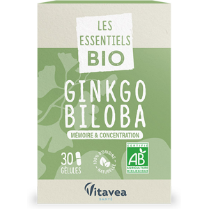 Vitavea Nutrisanté Les Nutri'Sentiels Bio Ginkgo Biloba 30 gélules - Publicité