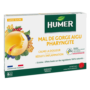 Humer Mal de Gorge Aigu Pharyngite Fruits Rouge dès 6