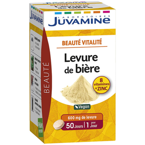 Juvamine Beauté Vitalité Levure de Bière 50 comprimés - Publicité