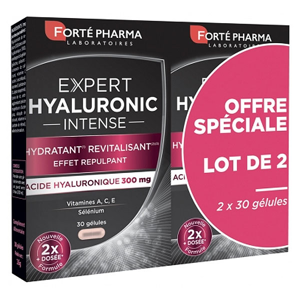 Forté Pharma Expert Hyaluronic Intense Acide Hyaluronique Gelules 2x30 gélules - Publicité