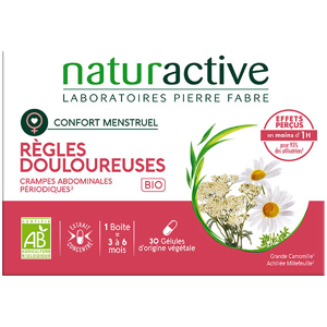 Naturactive Règles Douloureuses Crampes Abdominales Bio 30 gélules végétales