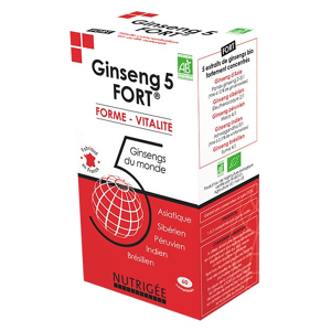 Nutrigée Ginseng 5 Fort 60 comprimés - Publicité