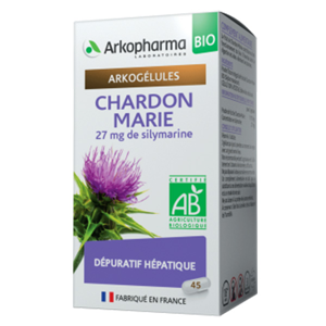 Arkopharma Arkogélules Chardon Marie Bio 45 gélules - Publicité