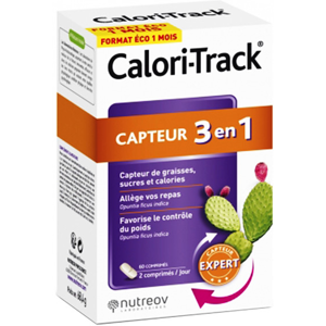 Nutreov Physcience Calori-Track Capteur de Graisses Sucres & Calories 60 comprimes