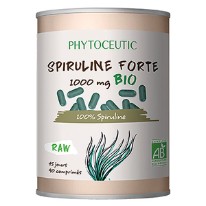 Phytoceutic Spiruline Forte 1000mg Bio 90 comprimes