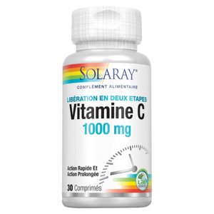 Solaray Vitamine C 1000mg 30 comprimes